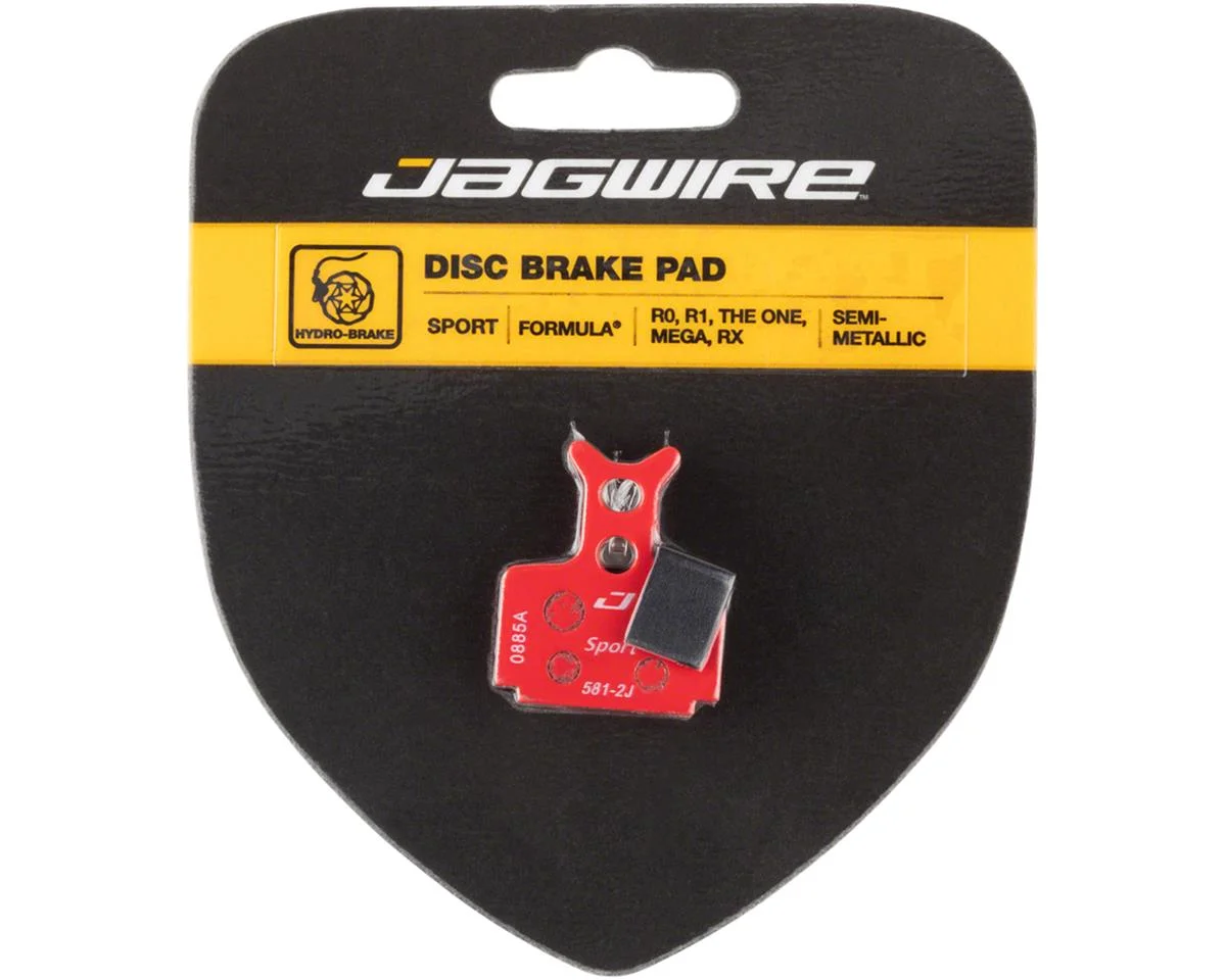 Jagwire Disc Brake Pads (Sport Semi-Metallic) (Formula Mega/One) (1 Pair)